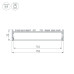 Алюминиевый профиль Arlight ARH-Power-W150-2000 Anod 036368