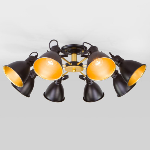 Люстра на штанге Eurosvet 70112/8 черный Люстра на штанге Eurosvet 70112/8 черный