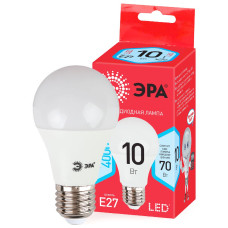 Лампа светодиодная Эра E27 10W 4000K ECO LED A60-10W-840-E27 Б0028005