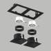 Встраиваемый светильник Lightstar Domino (214527+214507+214507+214007+214007) D5270707BMOD
