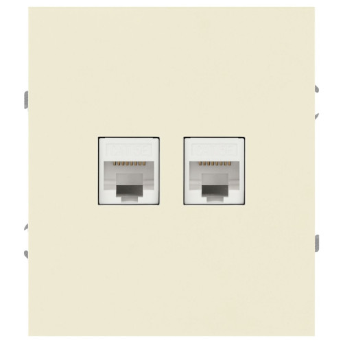 Розетка Эра Arktik 16-3108-02 информационная двойная 2XRJ45 слоновая кость Б0070485