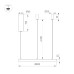 Подвесной светильник Arlight SP-CONGO-MULT-1-R800-42W Warm3000 (BK, 120 deg, 230V) 046247