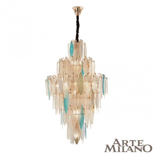 Подвесная люстра Arte Milano 1863B.D800.H1300.E14.25 G