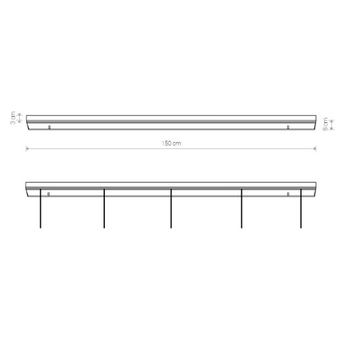 Основание для светильника Nowodvorski Cameleon Canopy B 1500 8558