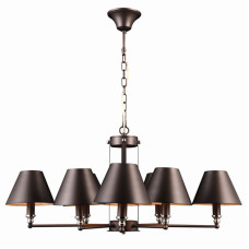 Подвесная люстра Natali Kovaltseva Marquis 81000-8C GRAY BRASS