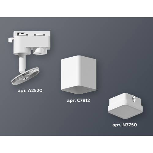 Трековый однофазный светильник Ambrella Light Track System XT7812021 (A2520, C7812, N7750)