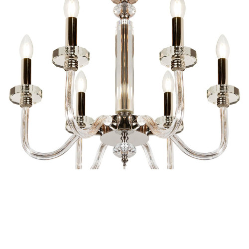 Подвесная люстра iLamp Vibe P9474-6 Nickel