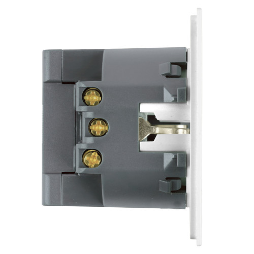 Розетка 1-местная 16А + USB + Type C (механизм) Stekker 250В 20W Мия RST16-3119-01 50438