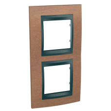 Рамка 2-постовая вертикальная Schneider Electric Unica Top MGU66.004V.2M2