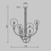 Потолочная люстра Maytoni Status MOD333PL-06BS