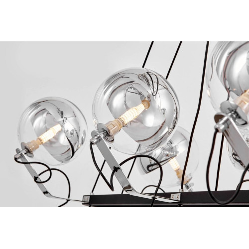 Подвесная люстра Lumina Deco LDP 9110-8-PR BK+CHR