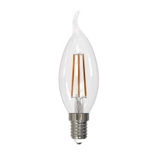 Лампа светодиодная филаментная (UL-00005171) Uniel E14 11W 4000K прозрачная LED-CW35-11W/4000K/E14/CL PLS02WH