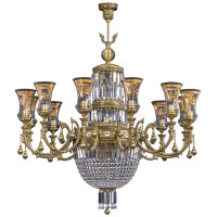 Люстра на штанге Kutek SIENNA-CRYSTAL SWAROVSKI SIE-ZW-12(P)