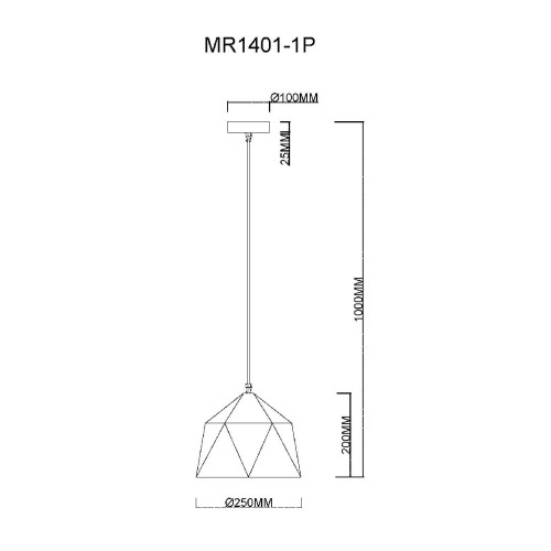 Подвесной светильник MyFar Brigitte MR1401-1P