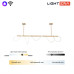 Потолочная люстра Lightera Nyasa LE117L-80GA WIFI