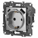 Розетка со шторками с USB type-A+C Эра 12-4108-03 Б0067716
