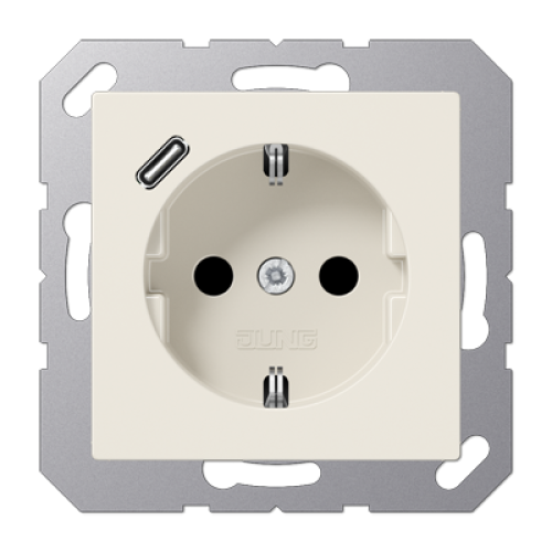 Розетка 2K+З USB Typ C Jung A1520-18C
