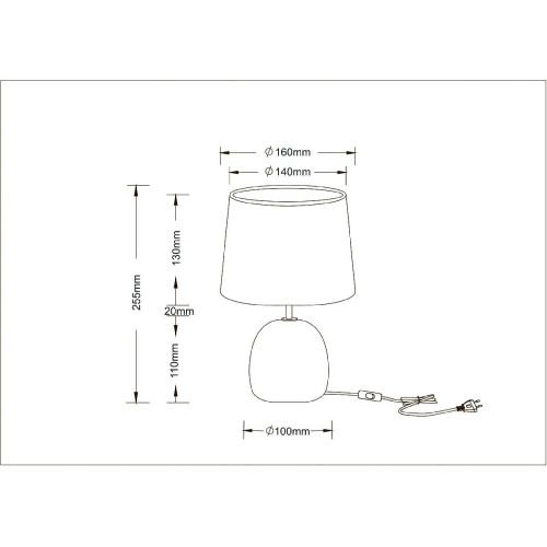 Настольная лампа Arte Lamp Titawin A5022LT-1GY