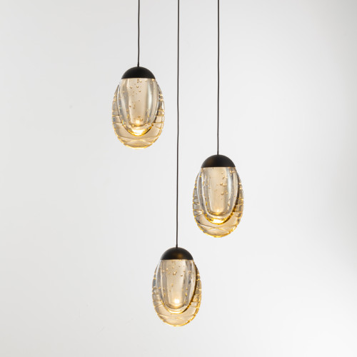 Подвесной светильник Delight Collection MD25090022-3A matt black/champagne Подвесной светильник Delight Collection MD25090022-3A matt black/champagne