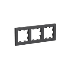 Рамка 3-ая Systeme Electric AtlasDesign Базальт ATN001403