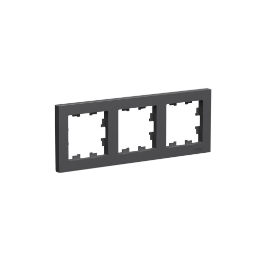 Рамка 3-ая Systeme Electric AtlasDesign Базальт ATN001403