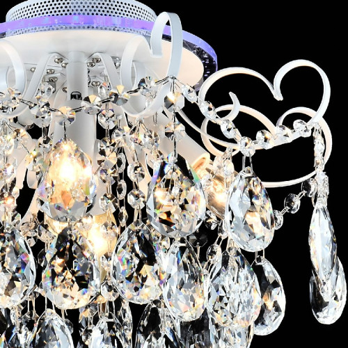 Потолочная люстра Reluce 04024-0.3-04 WH+SILVER PN+RGB