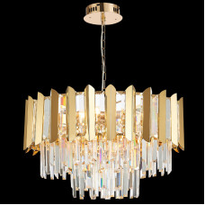 Подвесная люстра Natali Kovaltseva AMAZONE 81444/10C GOLD