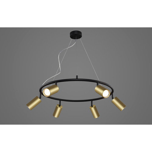 Подвесная люстра Crystal Lux CLT 015C6 D600 BL-GO