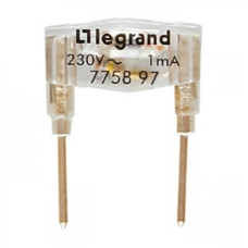 Лампа подсветки механизмов Legrand Galea Life зеленая 775897