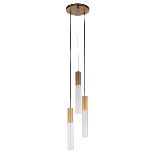 Подвесной светильник Delight Collection Flume MD2045-3A ant.brass