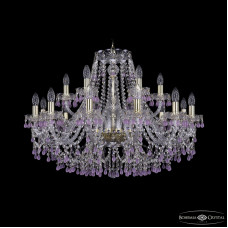 Подвесная люстра Bohemia Ivele Crystal 1410/12+6/300 G V7010