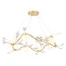 Подвесная люстра Crystal Lux COLIBRI SP10 GOLD