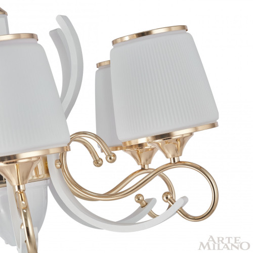 Подвесная люстра Arte Milano Florentia-3857 303857/6 Wh/Gd
