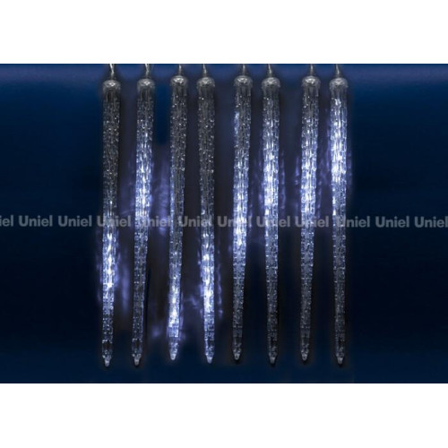 Светодиодная гирлянда (11124) Uniel занавес 220V белый ULD-E3005-300/DTK White IP44 ICICLE