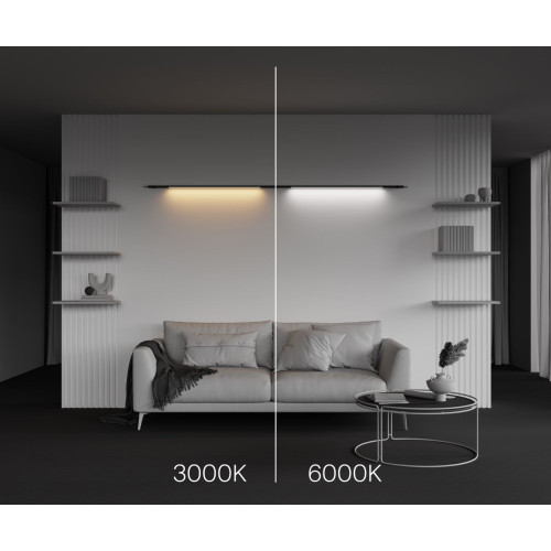 Трековый светильник Maytoni Basis C100CL-L1000-24W3-6K-B