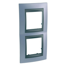 Рамка 2-постовая вертикальная Schneider Electric Unica Top MGU66.004V.298
