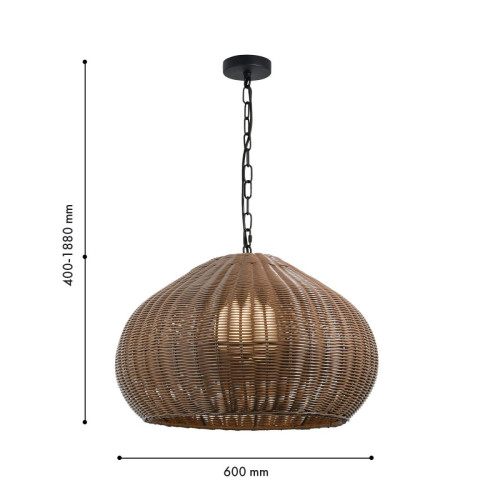 Подвесной светильник Favourite Wicker 4884-1P