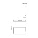 Уличный настенный светильник Italline IT5262