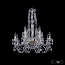 Подвесная люстра Bohemia Ivele Crystal 1402/8+4/240/h-76 G