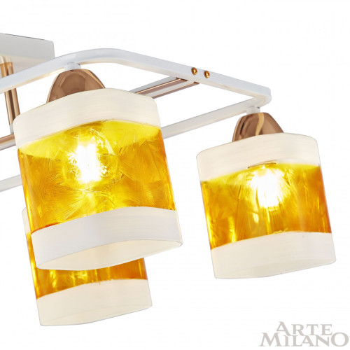 Потолочная люстра Arte Milano Amalfi 322008/4 WH+FG