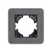 Рамка алюминиевая на 1 пост Arlight FRM-AKIRY-AL-1-BK 049681