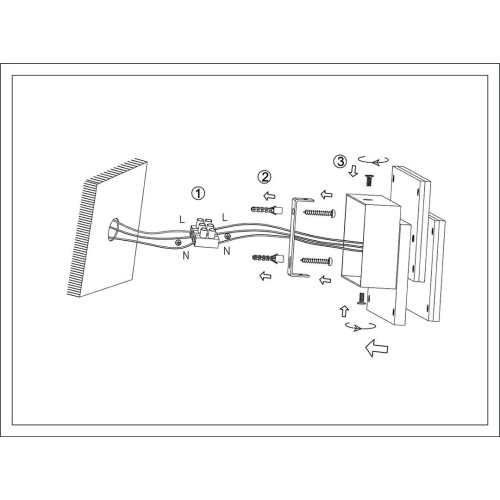 Настенный светильник DesignLed GW-6809-12-BL-WW 003016