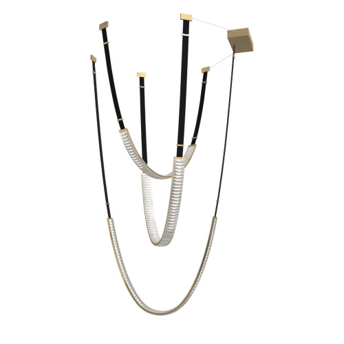 Подвесной светильник Delight Collection MD24083001-3A black/gold Подвесной светильник Delight Collection MD24083001-3A black/gold