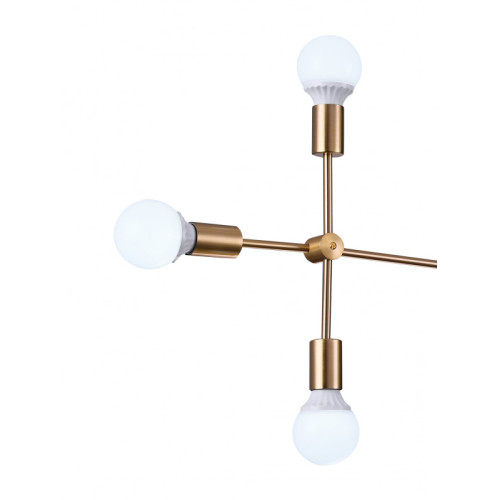 Люстра на штанге Natali Kovaltseva LOFT LUX 75130/6C GOLD