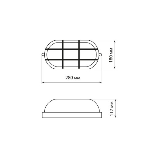 Настенно-потолочный светильник TDM Electric НПБ1202 SQ0303-0039