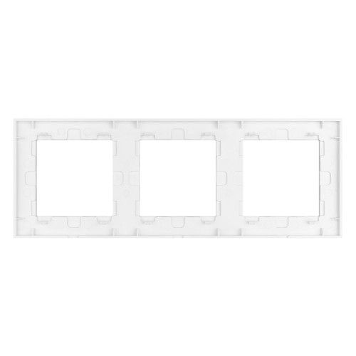 Рамка трехместная Arlight FRM-GLARE-GS-3-WH 043799