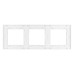 Рамка трехместная Arlight FRM-GLARE-GS-3-WH 043799