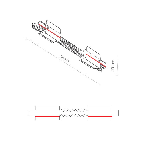 Коннектор прямой гибкий Nowodvorski Ctls Power 8676