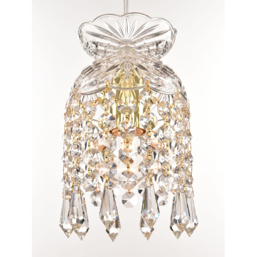 Подвесной светильник Bohemia Ivele Crystal 14781P/11 G Drops Подвесной светильник Bohemia Ivele Crystal 14781P/11 G Drops