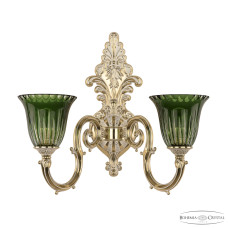 Бра Bohemia Ivele Crystal Verona 7203B15/2/210 GW P2 U Clear-Green/H-1K